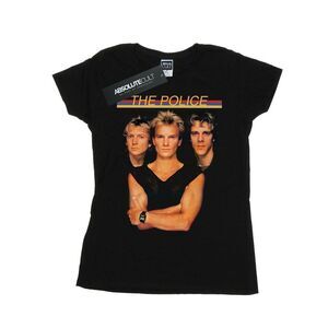 The Police Womens/Ladies Band Photo Cotton T-Shirt / Black